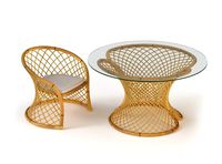 Vittorio Bonacina 905 Rattan Furniture Set