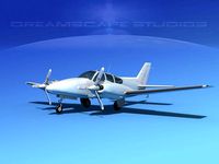 Beechcraft B55 Baron Bare Metal