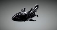 Low poly Axolotl Salamander
