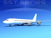 Boeing 707-320 SS Unmarked 1