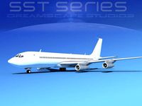 Boeing 707-320 SS Unmarked 2