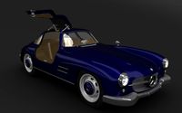 Mercedes Benz 300SL Gullwing 3D Model