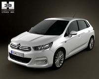 Citroen C4 2011 3D Model
