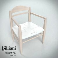 Billiani Vincent VG lounge chair white