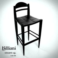 Billiani Vincent VG stool 444 black
