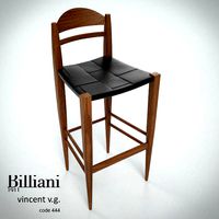 Billiani Vincent VG stool 444 teak