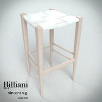 Billiani Vincent VG stool 445 white