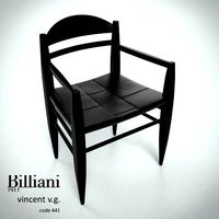 Billiani Vincent VG armchair black