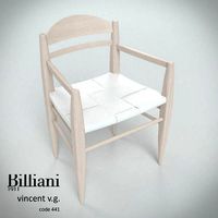 Billiani Vincent VG armchair white