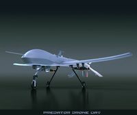 Predator Drone UAV 3D Model