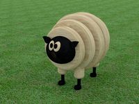 Sheep lighting 3D Model