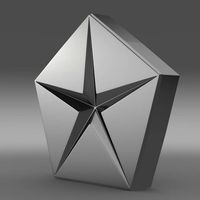 Chrysler Company Logo 3D Model