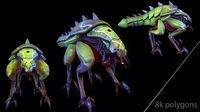 Handpainted Mmorpg monster