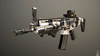 FN SCAR L with attachments
