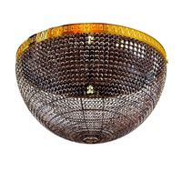 Sherle Wagner Round Crystal Beaded Light