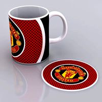 Manchester United Bullseye Mug and Mat
