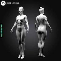 Superheroine Base Mesh