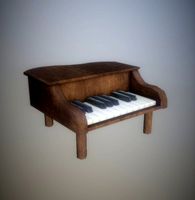 Low Poly Toy Piano PBR
