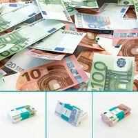 Euro banknotes