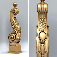 Newel post 007