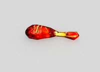 low poly roasted meat
