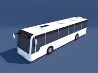 Low Poly City Bus