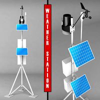 Weather meteo station high detail