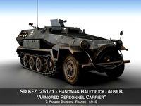 SD KFZ 251 1 - Ausf B - Halftruck - 7PD