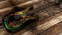 George Lynch Snake Skull Guitar