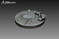 Zbrush Stone Pedestal