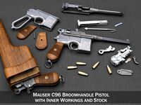 Mauser C96 Broomhandle with Stock