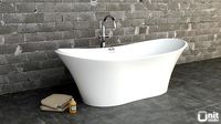 Jacuzzi Infinito Bathtub with floor standing faucet