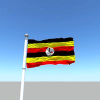 Uganda flag