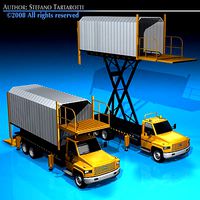 Airport loading vehicle