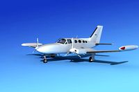Cessna 421 Golden Eagle Bare Metal