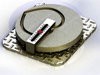 Precise rotational to linear converter angular to linear motion