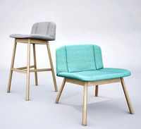 Billiani Hippy Lounge chair and Bar stool
