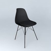 Black chair BRIGHTON houses the world