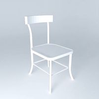 White chair BISTROT houses the world