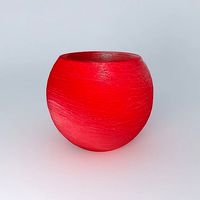 Cutting red candle 15x12 houses the world