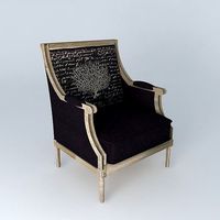 Black Armchair CASANOVA houses the world
