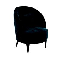 dom edizioni sabre velvet armchair