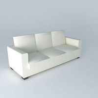 Ecru 3-seat sofa KENNEDY Maisons du monde