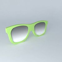 Mirror green spectacles
