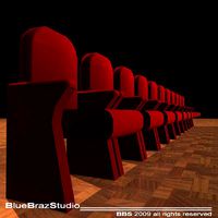 Theatre velvet armchairs