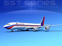 Boeing 707-320 SS Lan Chile Airways