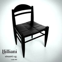Billiani Vincent VG side chair black