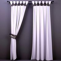 Curtains on garters