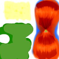 Flax Flower Model  and Texture