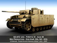 PzKpfw III - Panzer 3 - Ausf M - 631